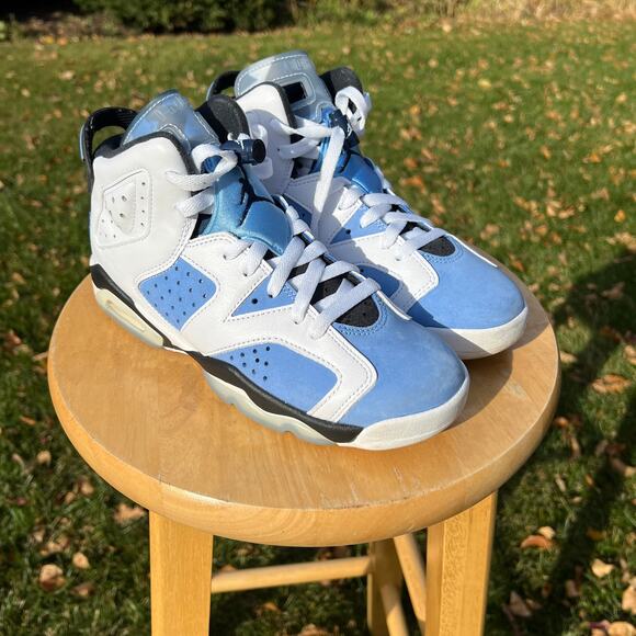 Nike Air Jordan 6 Retro GS UNC Home Men's Shoes - Size 5.5 - Ships Now - Picture 1 of 9